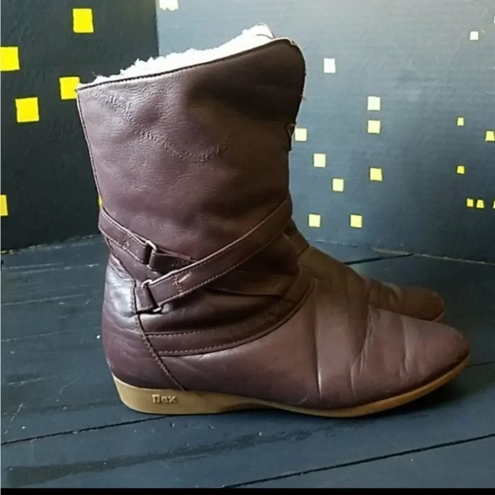 DeX leather boots
